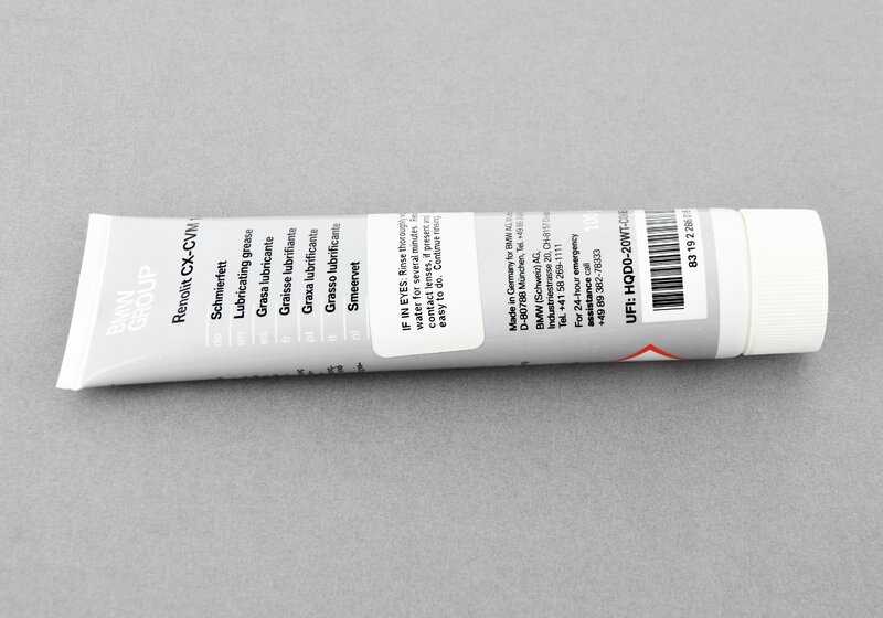 Grasa lubricante Renolit CX-CVM 1 OEM 83192286016 para BMW F40, F70, F44, F45, F46, G42, U06, F74, F78, G20, F48, U11, U12, F39, U10. Original BMW.