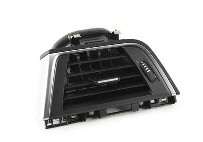 Rejilla de ventilación izquierda cromada OEM 64229346226 para BMW Serie 3 F30, F30N, F31, F31N, F34, F34N, F80N y Serie 4 F32, F32N, F33, F33N, F36, F36N, F83, F83N. Original BMW.