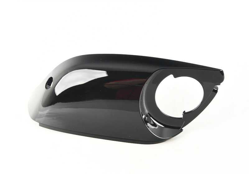Carcasa inferior derecha del retrovisor Shadow-Line OEM 51165A1C7E4 para BMW F90 y G30 {M5, 518d, 520d} Todos los modelos compatibles. Original BMW.