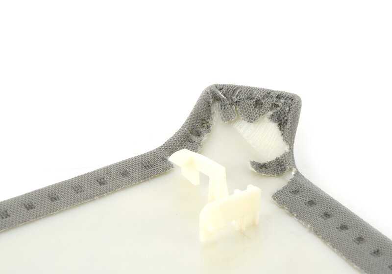 Embellecedor trasero del techo (gris) OEM 51446955208 para BMW E92 (todos los modelos compatibles). Pieza original BMW.