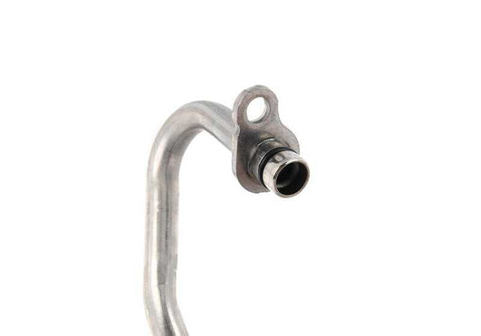 Tubería refrigerante turbo OEM 11537617532 para BMW F45 y F46 (220i, 225i, 225i xDrive). Compatible con motores B48M y B48O. Original BMW.