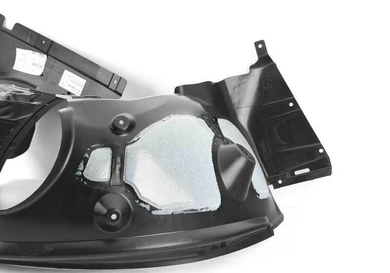 Cubierta pasarruedas delantera izquierda OEM 51717366681 para MINI F56 (06/2014 - 02/2021). Original MINI.