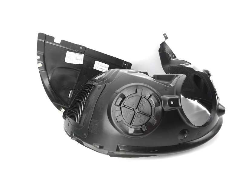 Cubierta pasarruedas delantera izquierda OEM 51717366681 para MINI F56 (06/2014 - 02/2021). Original MINI.