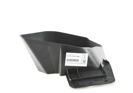 Conducto de aire para radiador derecho OEM 51748073526 para BMW F87. Original BMW.