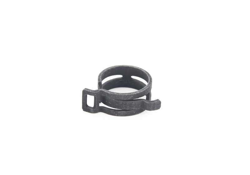 Hose clamp for BMW E90, E92, E93, F07, F10, F11, F18, F06, F12, F13, F01, F02, E83, E72 (OEM 17127594645). Original BMW