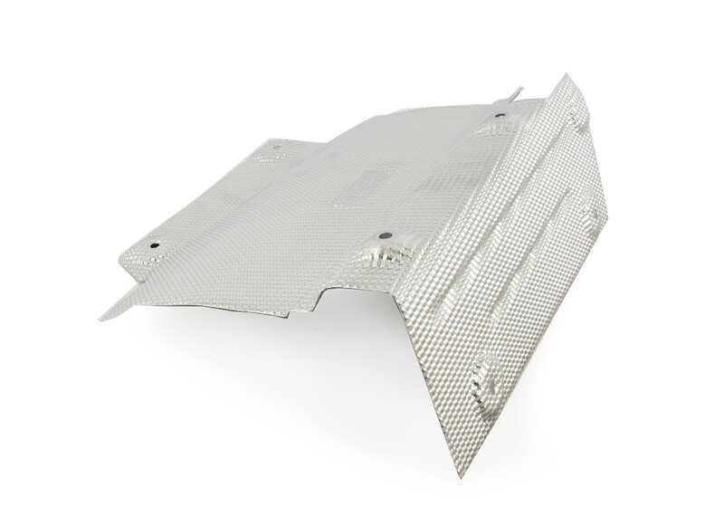 RIGHT THERMAL PROTECTOR OEM 51482492496 for BMW Z3 M E36 {CK91, CK92, CL91, CL92, CM91, CM92, CN91, CN92}. Original BMW.