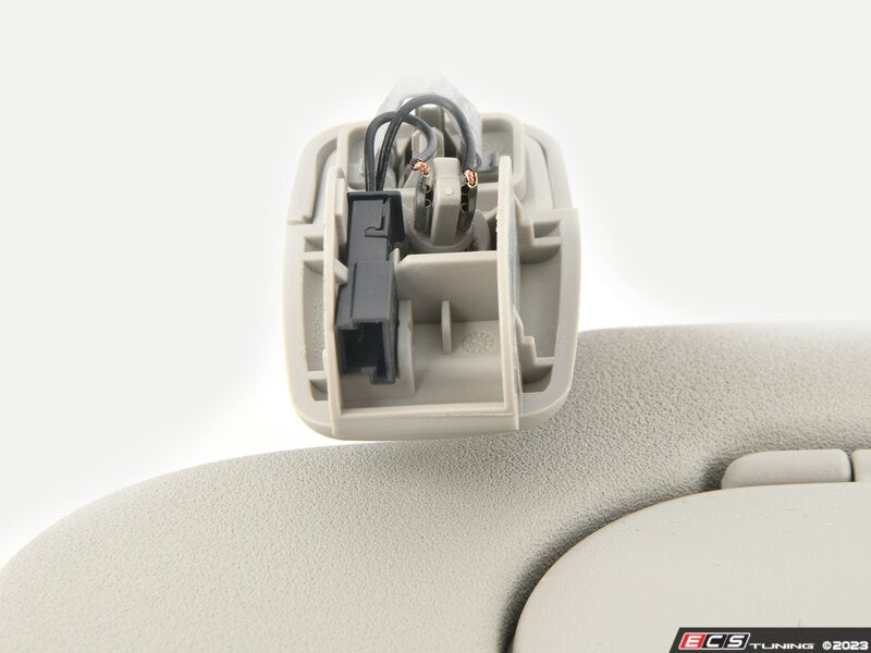 Parasol interior delantero izquierdo gris con etiqueta OEM 51447402943 para MINI Clubman F54, F54 LCI... y más. Original MINI.