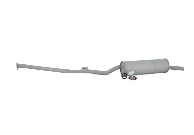 Silencioso trasero OEM 18101705812 para BMW E30. Compatible con modelos con sistema de escape trasero. Recambio original BMW.