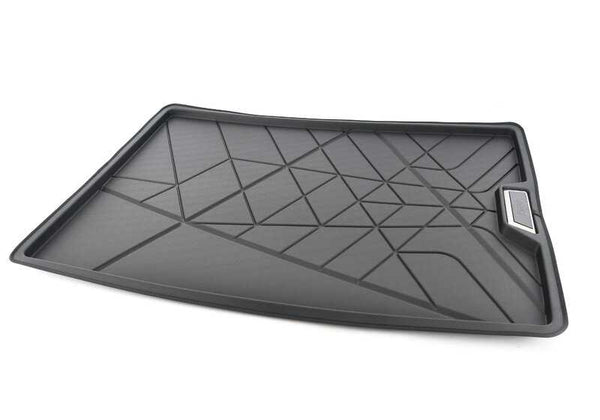 Alfombrilla de maletero negra OEM 51475A56C44 para BMW Serie 7 G70 PHEV/ICE. Original BMW.