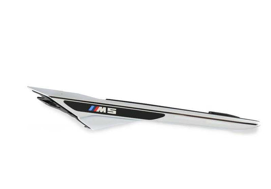 Air duct cover left side wall for BMW F90, F90N (OEM 51138063205). Original BMW.