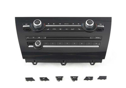 Kit reparación panel control radio y clima OEM 64119388809 para BMW F15, F16, F85, F86. Compatible con modelos X5 y X6. Sustituye botones dañados del climatizador/radio. Original BMW.