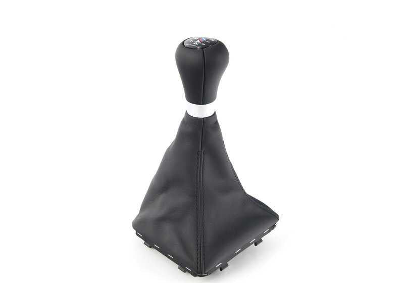 OEM 25118097174 Leather Gear Shift Knob with 6 Speed ​​Indicator for BMW G80, G82. Original BMW.