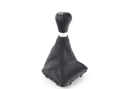 OEM 25118097174 Leather Gear Shift Knob with 6 Speed ​​Indicator for BMW G80, G82. Original BMW.