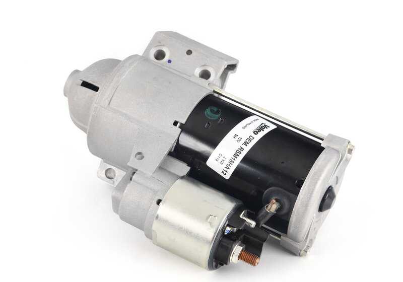 Motor de arranque OEM 12415A7E948 para BMW F30, G30, G38, G11, G12. Compatible con modelos PHEV. Pieza original BMW.