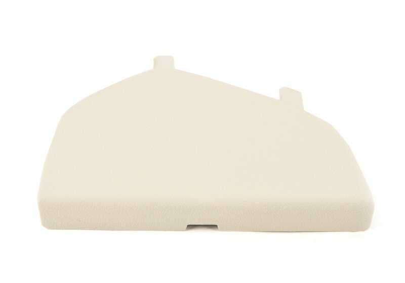 Cubierta izquierda maletero OEM 51497470647 para BMW X3 G01 y iX3 G08. Compatible con versiones M40i, xDrive20d, sDrive18d. Color blanco marfil. Recambio original BMW.
