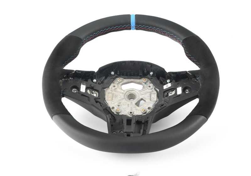 Volante M Performance OEM 32302462910 con Alcantara para BMW G87 (2er), G80 (M3, M3 CS, M3 Competition). No compatible con asistentes de conducción ni calefacción. Original BMW.