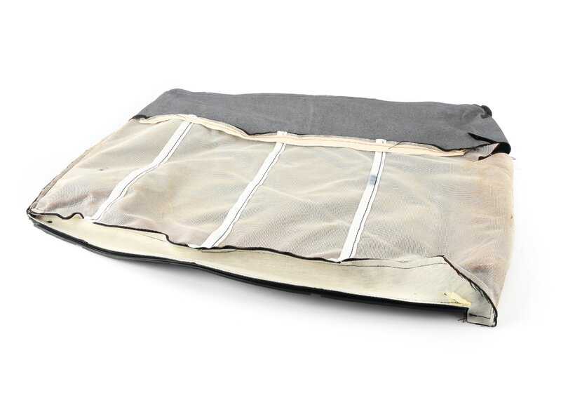 Funda respaldo tela derecha OEM 52202252840 para BMW E36. Original BMW.