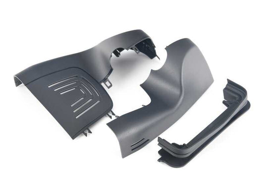 Juego tapas base espejo retrovisor OEM 51169108973 para BMW G05, F95, G07, G18. Original BMW.