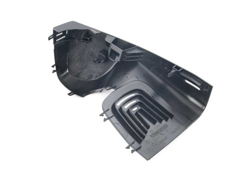 Juego tapas base espejo retrovisor OEM 51169108973 para BMW G05, F95, G07, G18. Original BMW.