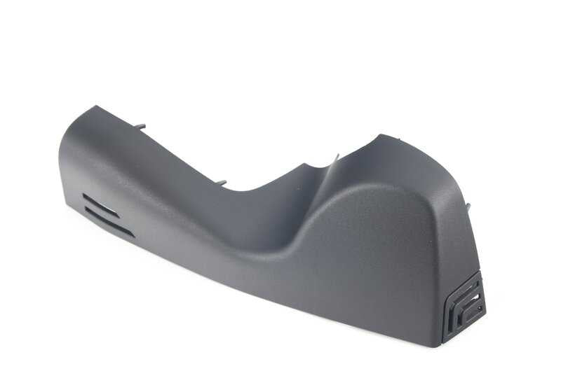 Juego tapas base espejo retrovisor OEM 51169108973 para BMW G05, F95, G07, G18. Original BMW.