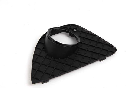 Rejilla lateral derecha OEM 51117147526 para BMW Serie 3 E46 (316Ci, 318Ci) en color negro. Original BMW.