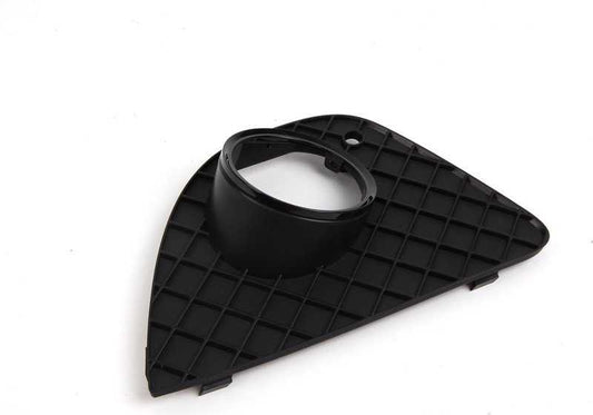 Rejilla lateral derecha OEM 51117147526 para BMW Serie 3 E46 (316Ci, 318Ci) en color negro. Original BMW.