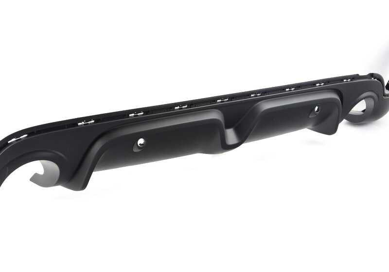 Black Band trasera inferior OEM 51127391201 para MINI Countryman F60 Cooper S, JCW con PDC. Original MINI.