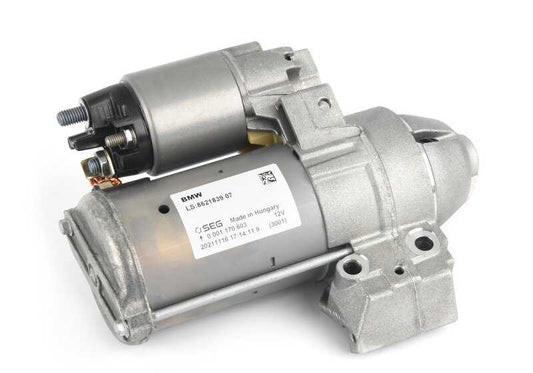 Motor de inicialização OEM 12418621839 para BMW F20, F21, F22, F23, F30, F31, F34, F35, G20, G30, G31, G32, F32, F33, F36, G22, G26, G11, G12, G01, G02. BMW original.