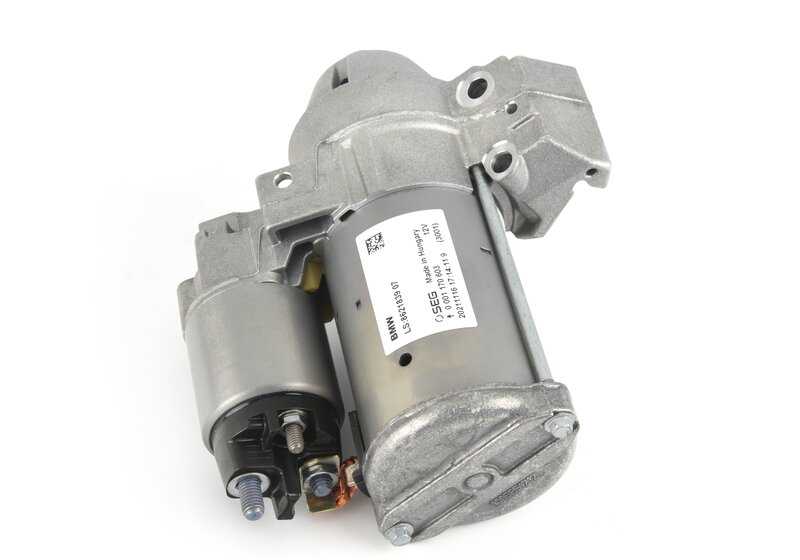 Motor de inicialização OEM 12418621839 para BMW F20, F21, F22, F23, F30, F31, F34, F35, G20, G30, G31, G32, F32, F33, F36, G22, G26, G11, G12, G01, G02. BMW original.