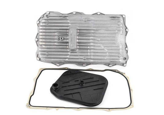 Cárter de aceite + filtro de aceite de la caja automática OEM 24119504520 para BMW 2er G87, 3er G80, G80N, G81, G81N, 4er G82, G82N, G83. Original BMW.
