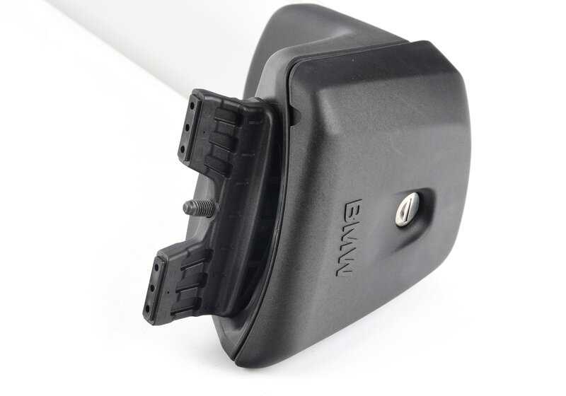 Barras de techo originales BMW OEM 82712457808 para BMW Serie 3 G20 y G80. Sistema portaequipajes multifunción con diseño ajustado, antirrobo y silencioso. Original BMW.