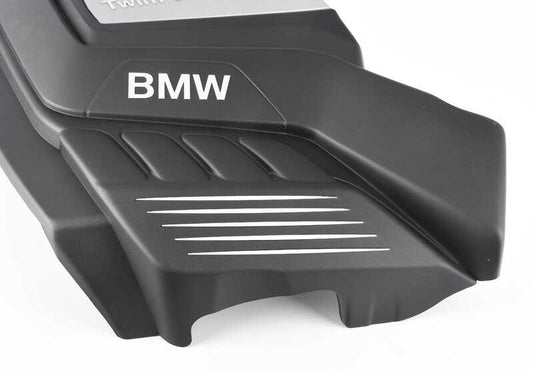 Cubierta insonorizante del motor OEM 13717634293 para BMW F15 (X5 xDrive50i) y F16 (X6 xDrive50i). Pieza original BMW.
