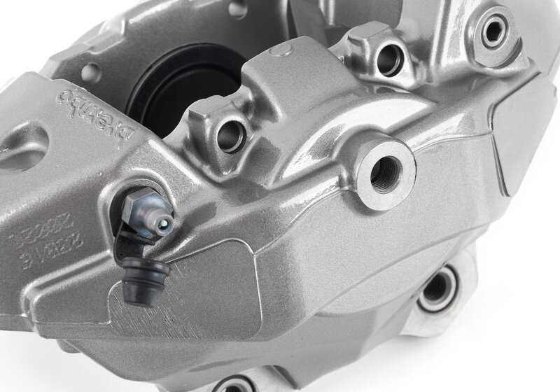 Pinza de freno delantera izquierda OEM 34206785237 para BMW E82, E88. Original BMW.