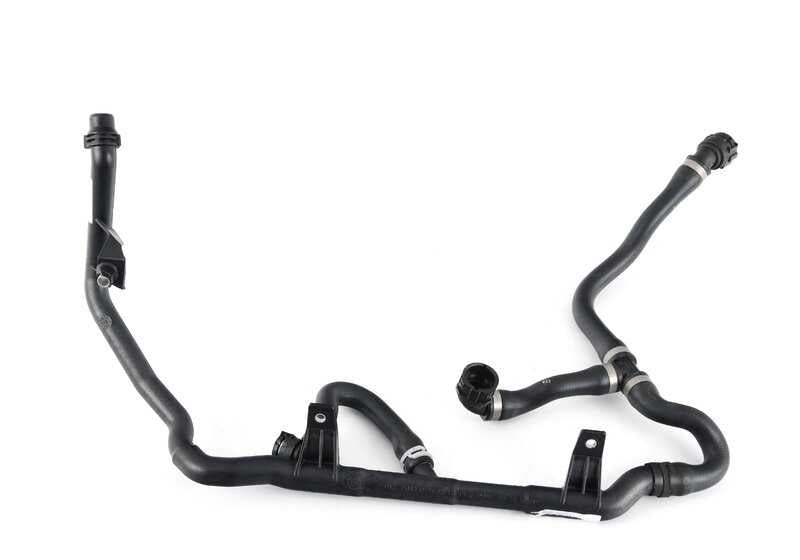 OEM refrigerant tube 17127639027 for BMW E84. Conduct the engine coolant. Original BMW replacement.