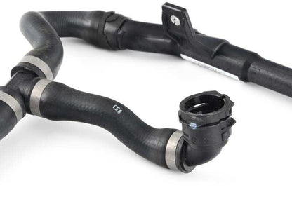 OEM refrigerant tube 17127639027 for BMW E84. Conduct the engine coolant. Original BMW replacement.