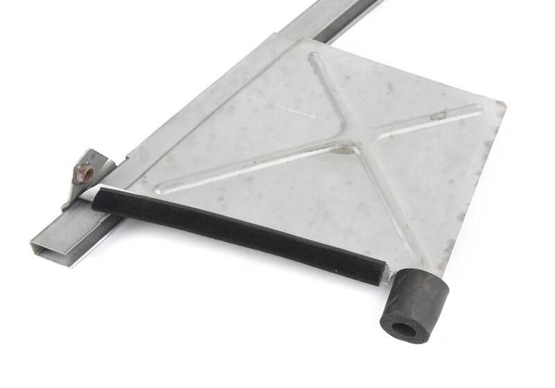 Left rear window guide OEM 51328397633 for BMW Z3 {E36 Z3 1.8, 1.9, 2.0} All compatible models. Original BMW.