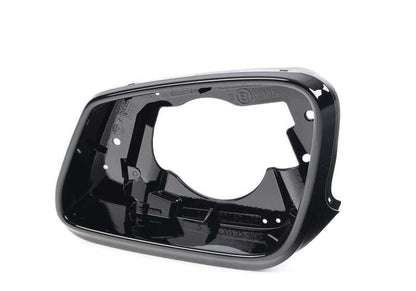 Soporte izquierdo para retrovisor exterior Shadow-Line OEM 51167266031 para BMW E60, E61, F07, F10, F11, E63, E64, F06, F12, F13, F01, F02, F04. Original BMW.