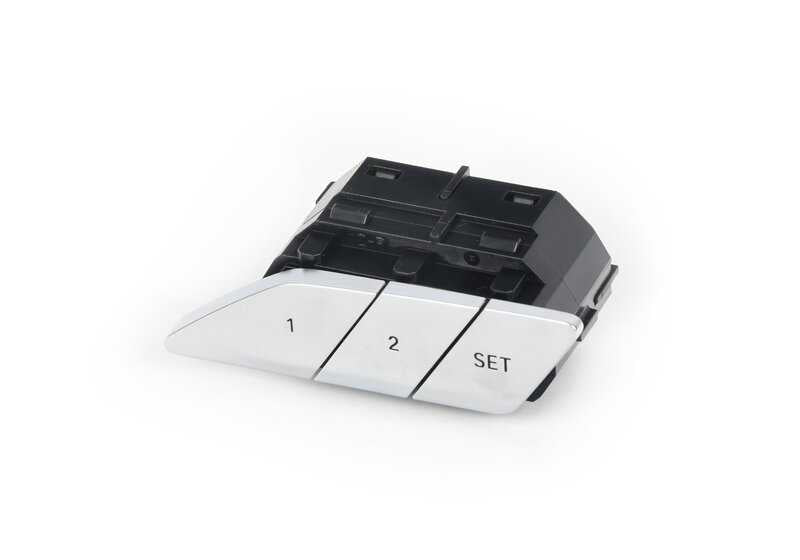 Botón con memoria para ajuste del asiento izquierdo OEM 61319490317 para BMW G22, G22N, G23, G23N, G26, G26E, G26F, G26N, G82, G82N, G83, G83N, F93, G15, G16. Original BMW.