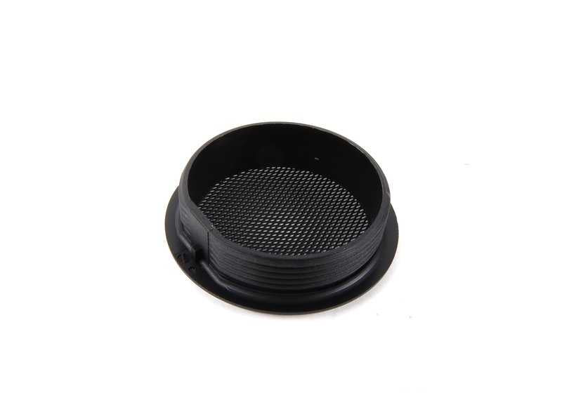 Rejilla altavoz puerta OEM 65138368240 para BMW E46 (320i, 323i, 325i, 328i, 330i, M3). Original BMW.
