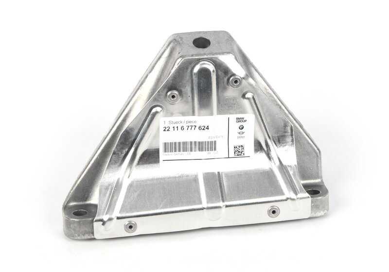 Right engine mount for BMW 5 Series F07, F10, F11, 6 Series F06, F12, F13, 7 Series F01, F02 (OEM 22116777624). Original BMW.