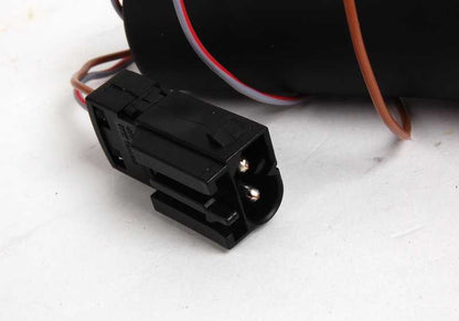 Illuminated leather shift knob for BMW E36 (OEM 25112228742). Original BMW.