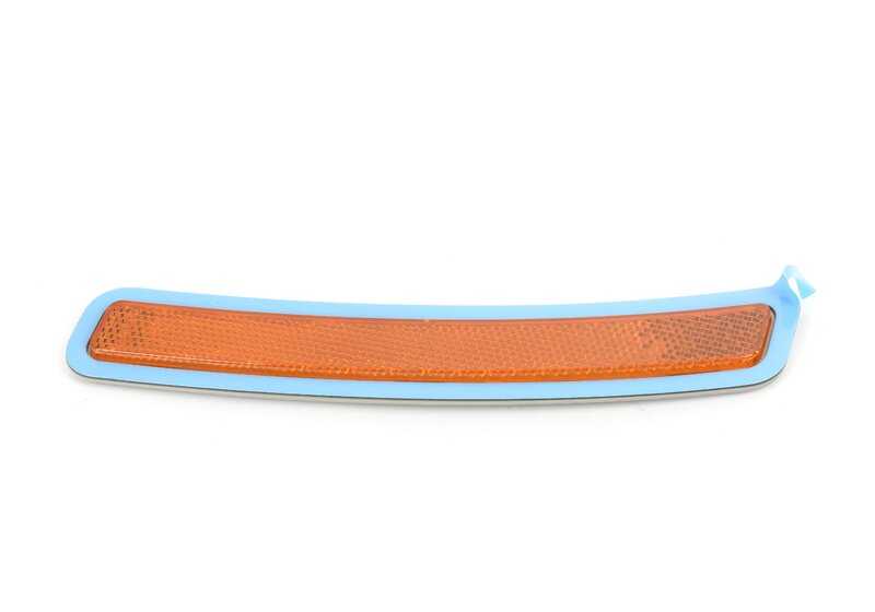 Catadióptrico lateral derecho OEM 63147433786 para BMW G42, G20, G22, G23. Original BMW.