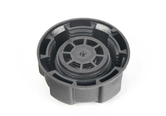 Tapón rosca del depósito refrigerante OEM 17135A1BD89 para BMW F20 (120i, 125i, M140i). Original BMW.