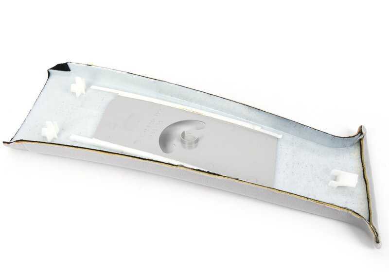 Upper left center column trim for BMW 7 Series E38 (OEM 51438174463). Original BMW