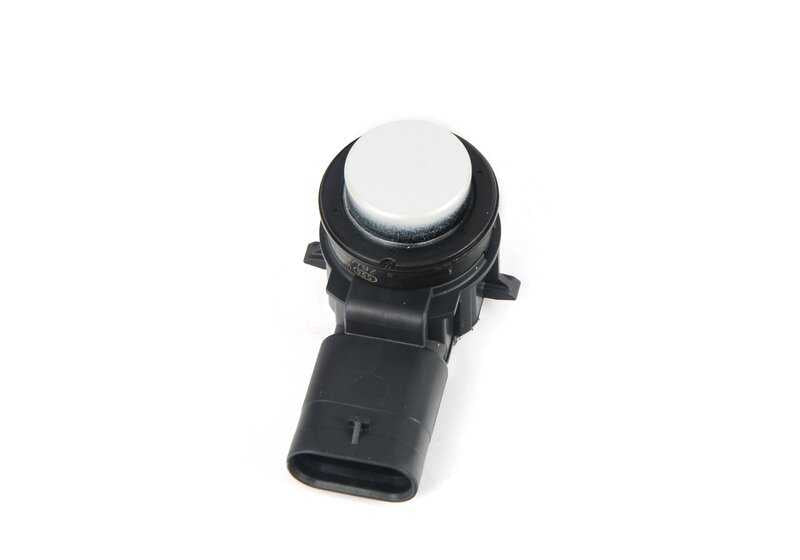 Sensor de aparcamiento ultrasónico blanco mineral OEM 66209261588 para BMW F30, F30N, F31, F31N, F34, F34N, F35, F35N, F80, F80N, F32, F32N, F33, F33N, F36, F36N, F82, F82N, F83, F83N. Original BMW.