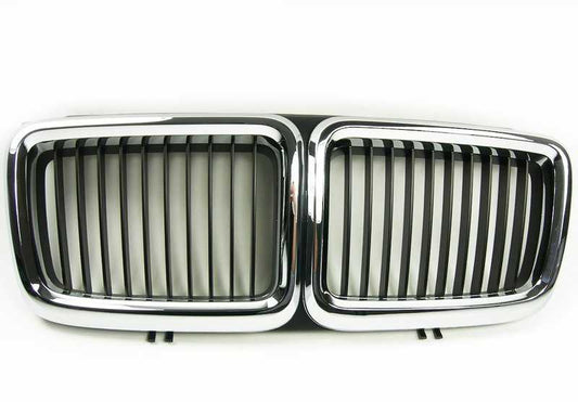 Rejilla decorativa central OEM 51131964863 para BMW E32. Original BMW.
