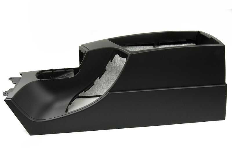 Consola central negra OEM 51163404787 para BMW X3 E83, E83N. Recambio original BMW.