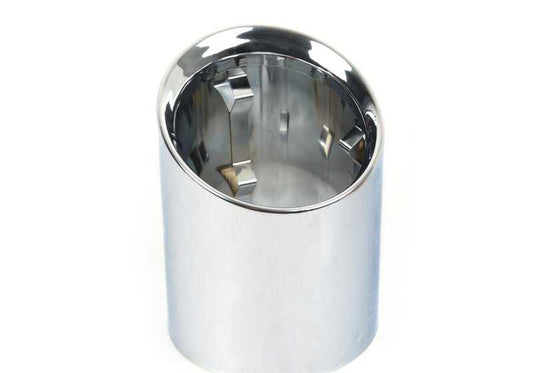 Ember du tuyau d'échappement chromé pour la série BMW 2 G87, série 3 G80, G81, 4 G82 Series, G83 (OEM 18308096125). BMW d'origine.