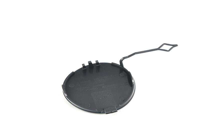 Tapa de gancho de remolque OEM 51118072810 para BMW F48 (X1). Pintura base incluida. Original BMW.