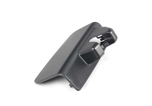 Tapa embellecedora del cierre izquierdo OEM 51477479951 para BMW X5 G05, G05N, F95, F95N, G18, G18N. Original BMW.